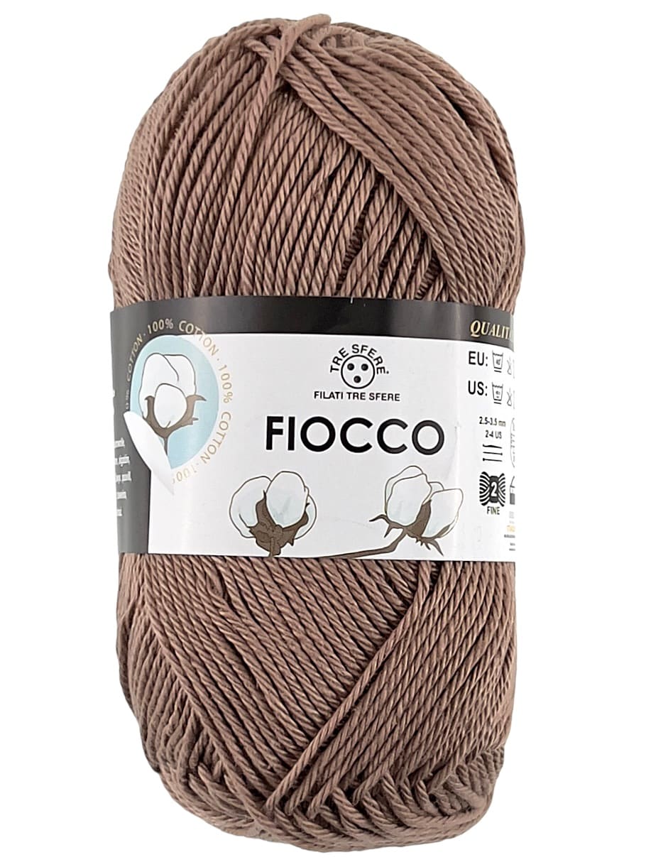 Fiocco Baumwollgarn Braun 7060